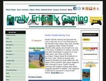 Tablet Screenshot of familyfriendlygaming.com